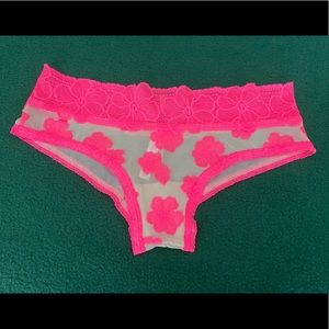 Pink Victoria’s Secret Extra Low Rise Cheekster